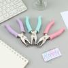 Macaron Color Mini Paper Punch Single Hole Loose-leaf Punch Practical DIY Paper Puncher  Students