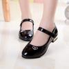 Spring/Autumn Girls’ Shoes, Korean-Style Leather Shoes, Student Princess Shoes, Red Casual Shoes, Older Kids’ Shoes, Patent Leather Flats