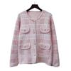 Imitation Mink Fleece Sweater Jacket Autumn and Winter New Soft Waxy Loose Temperament Knitted Cardigan Women