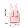 Rabbit Ear Backpack High Value Cute Rabbit Backpack Children Travel Plush Backpack