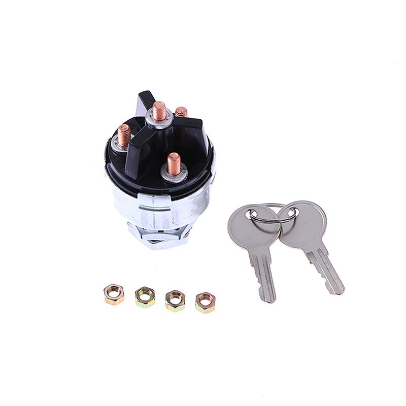 1 Set 12v Acc/Off/IGN Start For Tractor Forklift Tuning Truck Car Tools 4-Position Universal Ignition Key Switch