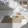 Quatrefoil Table Mat, Western Dining Mat, Heat Insulation Pad, Pot Holder, Anti-Scalding Coffee Table Cloth, Placemat, Beige, 2-Piece Set