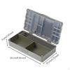 Fishing Tackle Storage Box Compartmented Compact for Anglers, Travel Kit