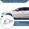 Front Left Exterior Door Handle Cover for Hyundai Elantra 2011-2016, for Hyundai Elantra Coupe 2013-2014 No.826523X010 Lock Bezel Cover Cap Silver