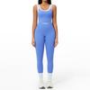Completo da Yoga da Donna Transfrontaliero: Color Block Nude Feel, Vita Alta Costolata, Abbigliamento Sportivo Fitness Versatile