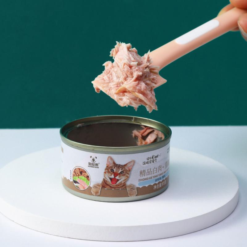 Satın alın TPR Long Handle Cat Spoon with Can Opener Pet Can Spoon