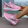 Fashion Women Sneakers New Leather Patchwork Casual Platform Shoes for Women Fashion Outdoor Running Sneakers Women Zapatos De Mujer