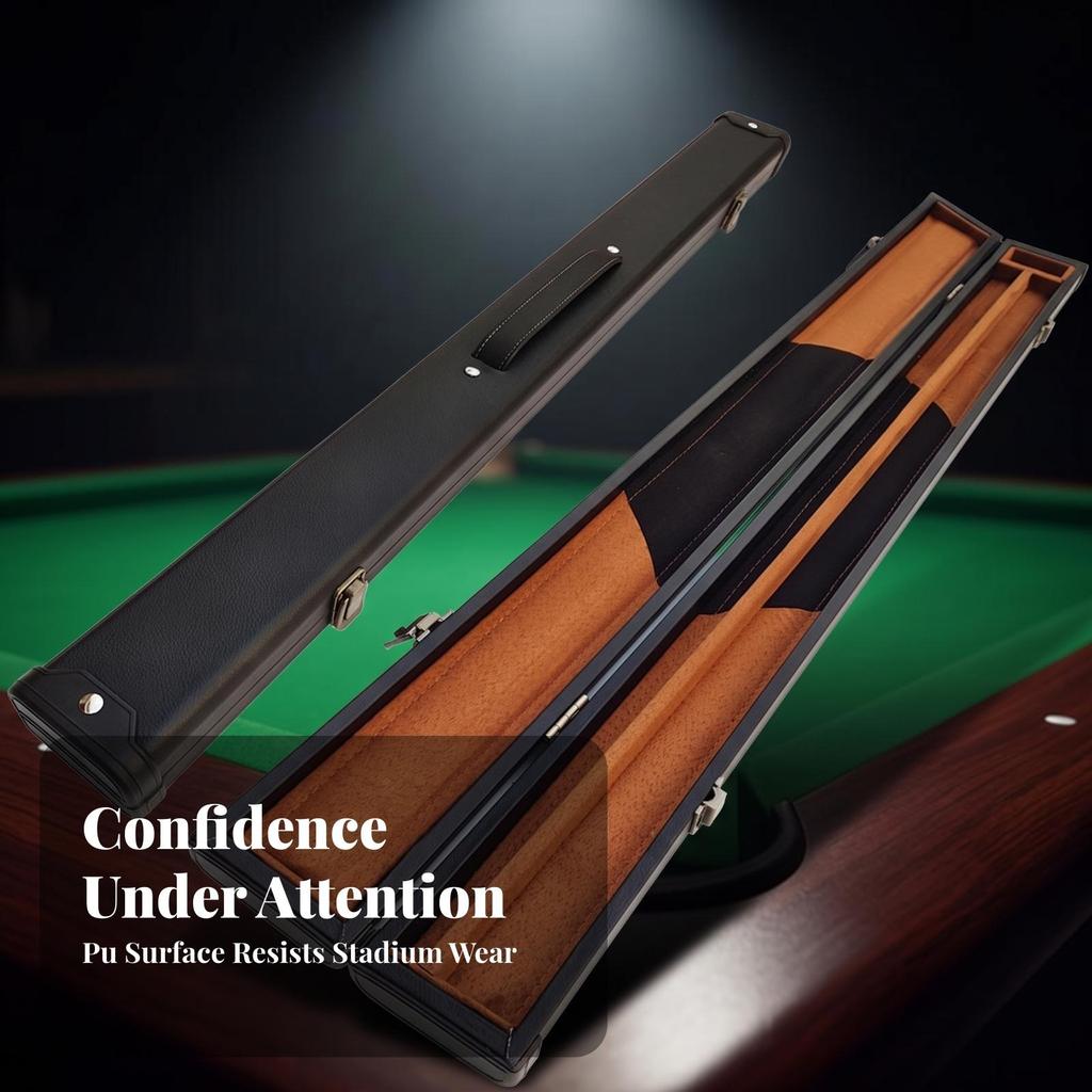 Billiard Cue Case Hard-Shell Pool Heavy-Duty for Tournaments