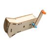 Educational Hand Powered Generator Model Wooden Flashlight Set Physics Learning Toy For Children Science Project