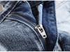 Herrtrendiga Europeiska & Amerikanska Hip-Hop Stil Smal Passform Broderade Jeans
