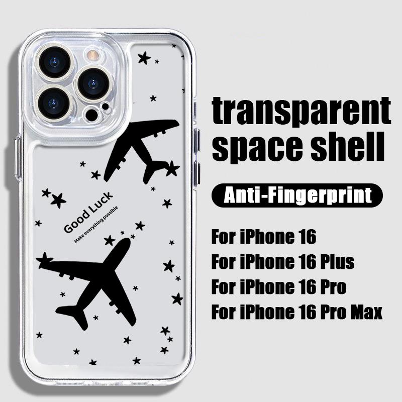 For iPhone 16 Pro 15 Pro Max 14 Plus 13 12 11 Phone Case Heart Pattern Clear Soft Silicone Slim Shockproof Transparent Lens Protection Bumper Cover