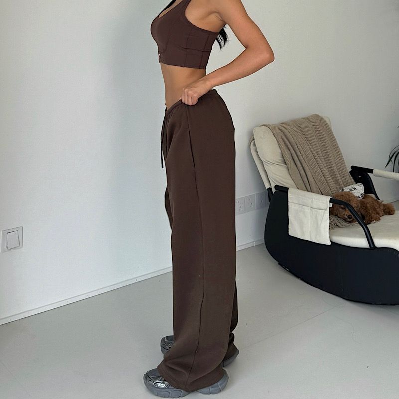 Akiyo Studio 2025 Loose Pants Elastic Lace Thin Velvet Machete Banana Sweatpants Casual Pants Loose