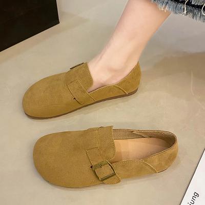 Fashion Shoes for Women 2024 Hot Sale Kick Women's Flats Autumn Round Toe Solid Solft Sole Casual Flats Comfortable Office Ladies Shoes