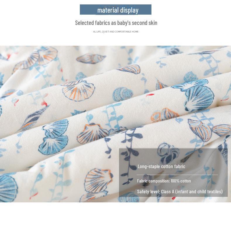 Newborn Anti-Kick Split Leg Sleeping Bag - Thick, Padded, and Zippered for Autumn and Winter