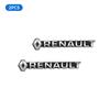 2/4Pcs Harman Kardon Metal Speaker Emblem Audio Car 3D Sticker For Renault Megane 2 3 4 Clio Scenic Duster Kaptur Captur Logan BB2