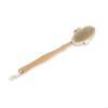 Natural Bristles Back Scrubber Shower Brush With Detachable Long Wooden Handle D X3UC