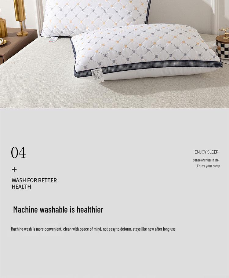 Gypsophila Quilted 3D Mugwort Pillow - Single/Dual Volume Option