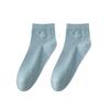 Men's Antibacterial and Deodorizing Long-fiber Cotton Short Socks with Good Breathability and Sweat Absorption, Anti-tear, and Bone-free.