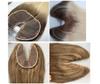 Bone Straight One Piece Real Human Hair Extensions Clip Ins Unprocessed European U Shape Hair Topper Lace Clip in Extension
