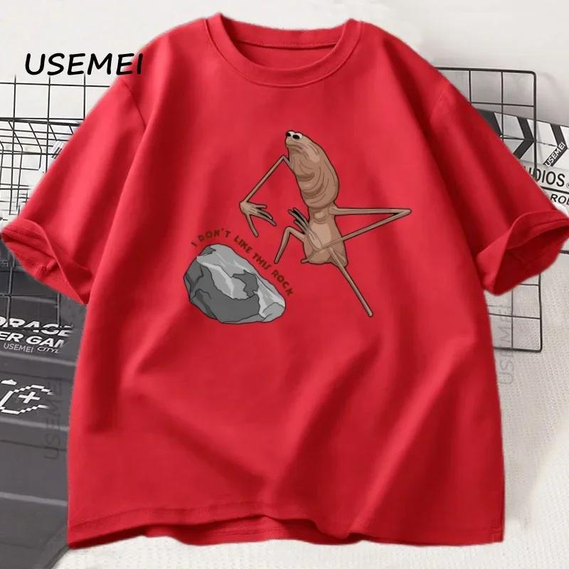 Marcus The Worm Tshirt for Unisex Unisex Y2k Clothes Design Printed Cotton Short Sleeve Round Neck Tshirt Streetwear Y2k Clothing