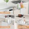 GAGUIUP Kök Hängande Vikbar Hjälp Vikbar Handduk Vikbar Enkel Multifunktionell Arbetsbänk, Hylla, Bord, Hängare, Låda, Krok-och-Ögla Typ,