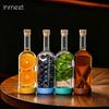 2PCS 800ml Inmeet Creative Bubble Wine Bottle Bar Juice Cocktail Oil Bottle with Scale Bartender Supplies