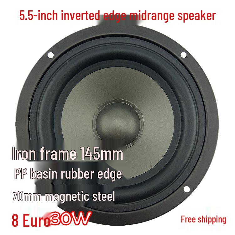 Variety of Mid-Range & Bass Speakers with Positive/Reverse Edge - Sizes: 4.5", 5.5", 6.5", 8", 10