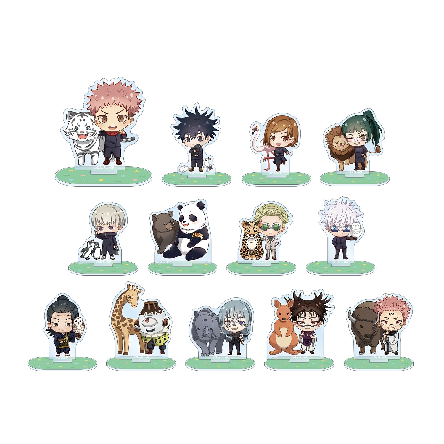 

Телевизионное аниме [Jujutsu Kaisen] Tobu Zoo Collaboration Trading Chibi Character Акриловая подставка Коробка из 13 штук