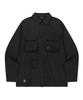 BROWNBREATH Multi Pocket Utility Shirts - Black