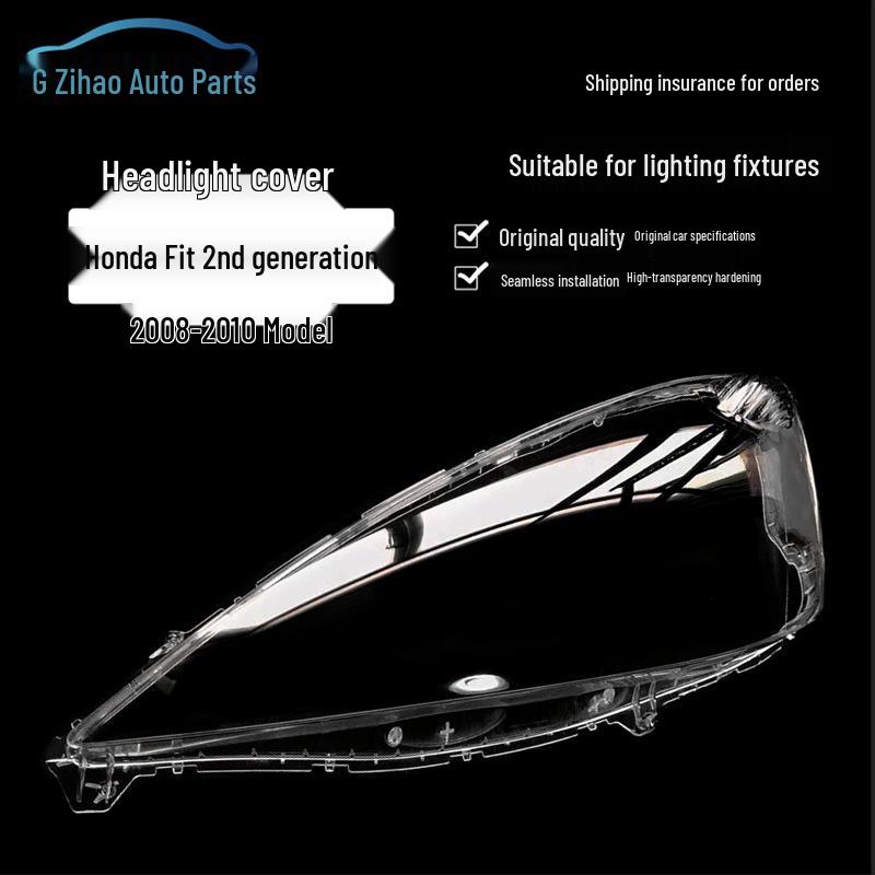 Headlight Cover for 2008-2010 Fit Hatchback (Second Generation) PC Shell