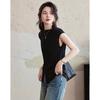Elegant Urban Chic Sleeveless Ruched Tank Top