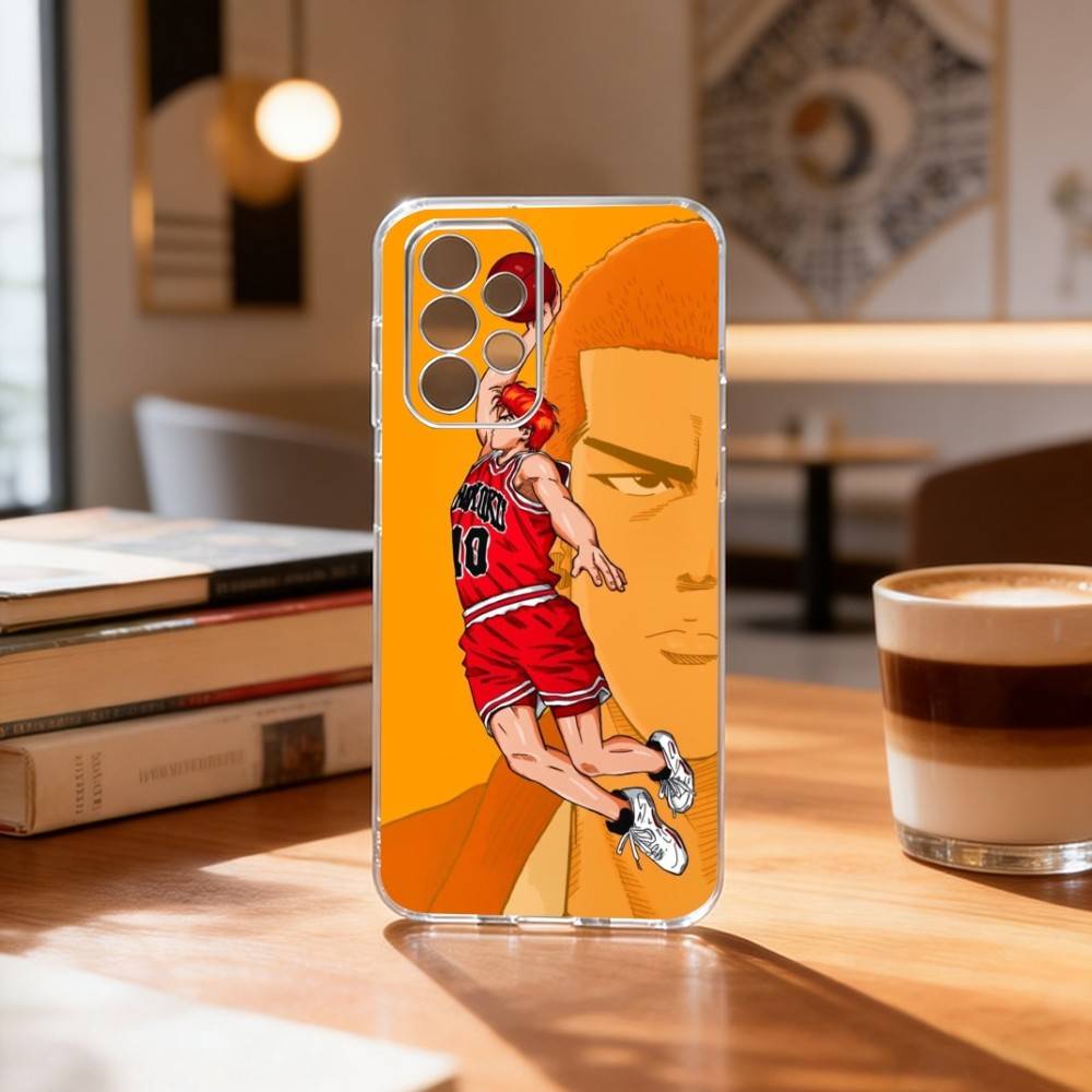 Anime basquete-E  Phone Case Transparent Silicone Soft For Samsung S25,S24,S21,S22,S23,S30,Ultra,S20,Plus,Fe