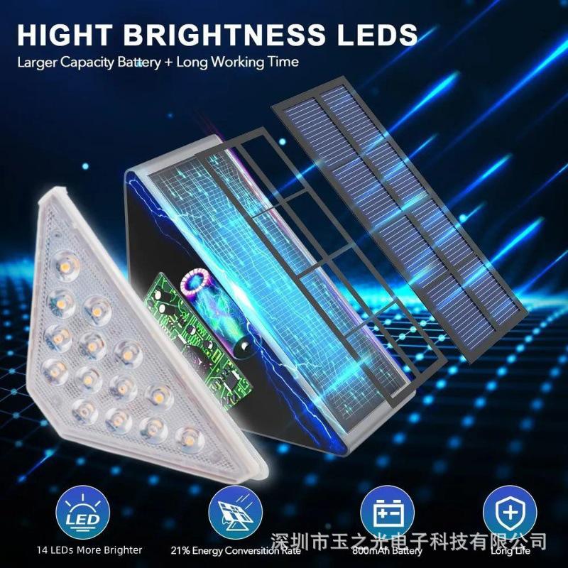 Solar Step Lights - Outdoor Sensor Lights for Garden, Balcony, or Staircase