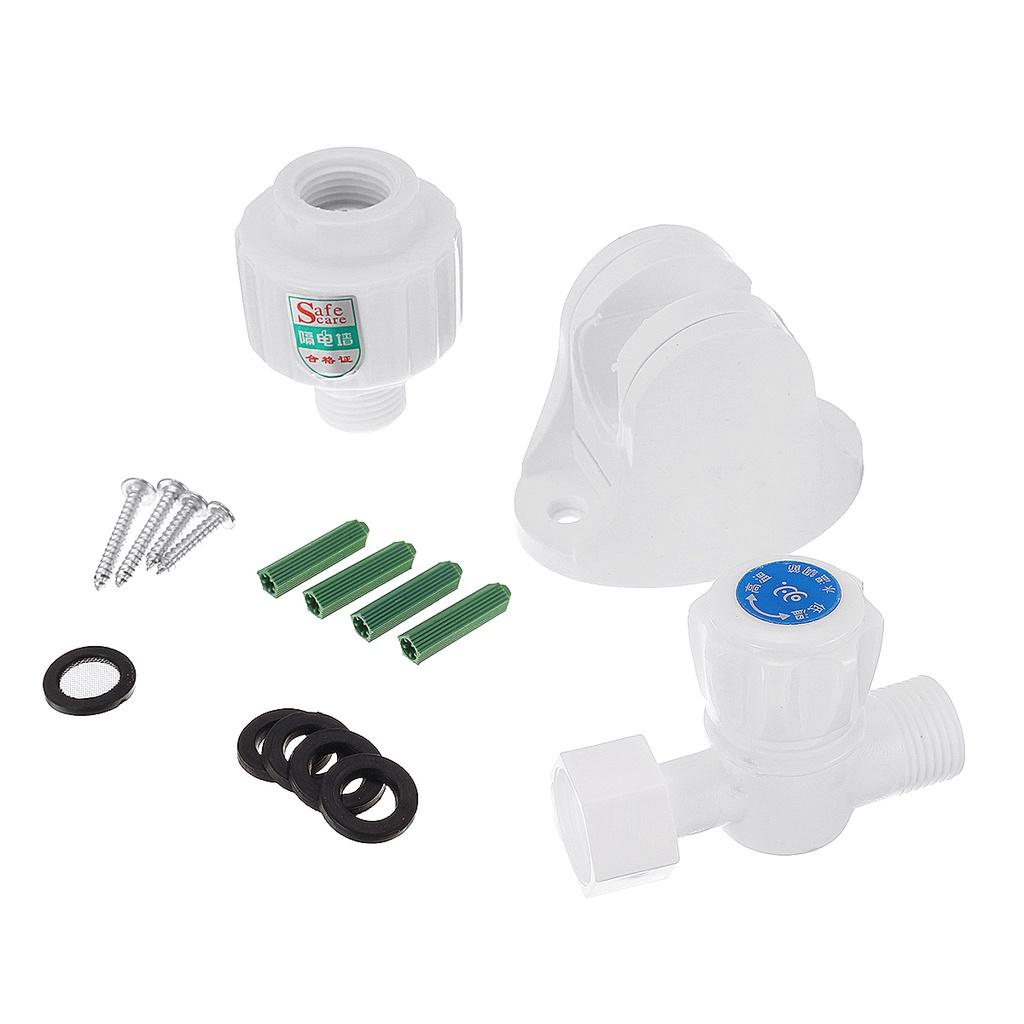 IPX4 5500W Instant Electric Water Heater 220V 50Hz 7 Levels Temperature Adjustment Tankless Shower Head Hot Water System