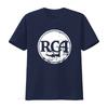 RCA Logo Unisexs T Shirt vintage Washed streetwear fashion homme designer clothes Versatile graphic Unisex Breathable Casual