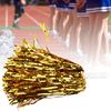 6PCS Cheer Ing Poms Flower Ball for Sport Competition Football Basketball MatchGold