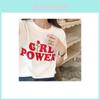 Premium Quality Casual T-shirt Featuring Girl Power Message For Confident Femmes