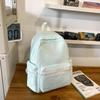 Schoolbag female college student fashion simple versatile high school backpack lightweight computer bag short trip backpack tide