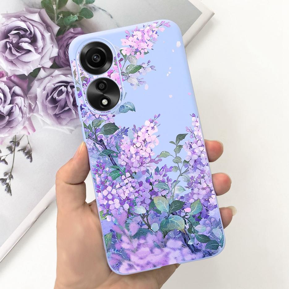 For Oppo A78 4G Case CPH2565 Cute Fashion Cartoon Painted Cover Soft Silicone Phone Case For Oppo A78 A78 OppoA78 5G Matte Coque