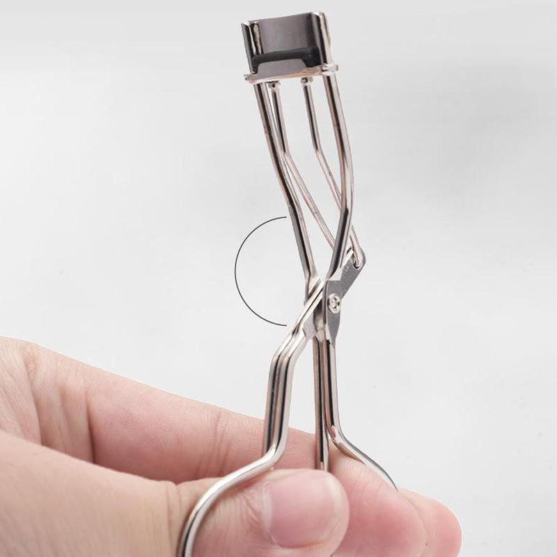 Mini Partial Eyelash Curler Nature Curl Sun Flower Eyelash Extension Volume Tweezers Stainless Steel Beauty Makeup Tool