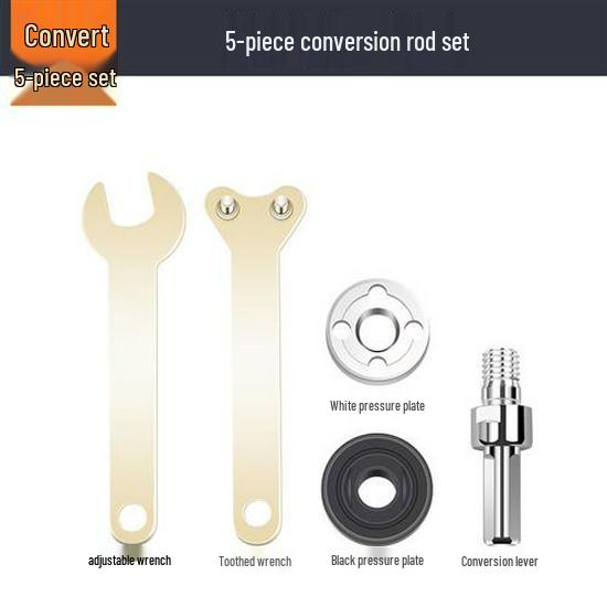 

Angle Grinder Conversion Kit: Hand Drill to Cutting, Polishing, Grinding Accessories Set