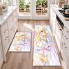 Precure Flannel Kitchen Floor Mat – Non-Slip, Absorbent and Easy to Clean Suitable for Kitchens, Entryways Bedroomsand Bathrooms