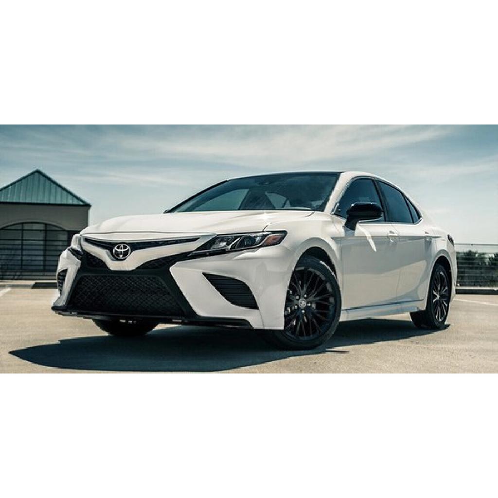 For 2018     Toyota Camry Gloss Black Side Mirror Covers Overlay