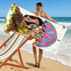 Krtek poster Beach Towel, Large Soft Quick Dry Towel for Beach Camping Swimming