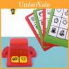 Childrens Zingo Interactive Letter Matching Card Set Plastic Educational Toy For Early Learning