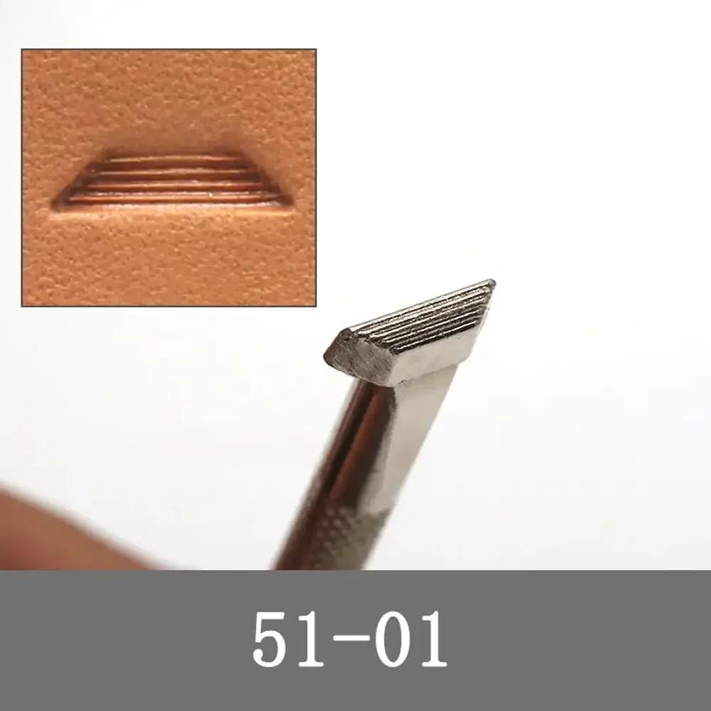 Carving Leather Craft Stamps Kit Metal Leather Working Saddle Making Tools Leather Stamping Solid DIY Printinting Craft Supplies