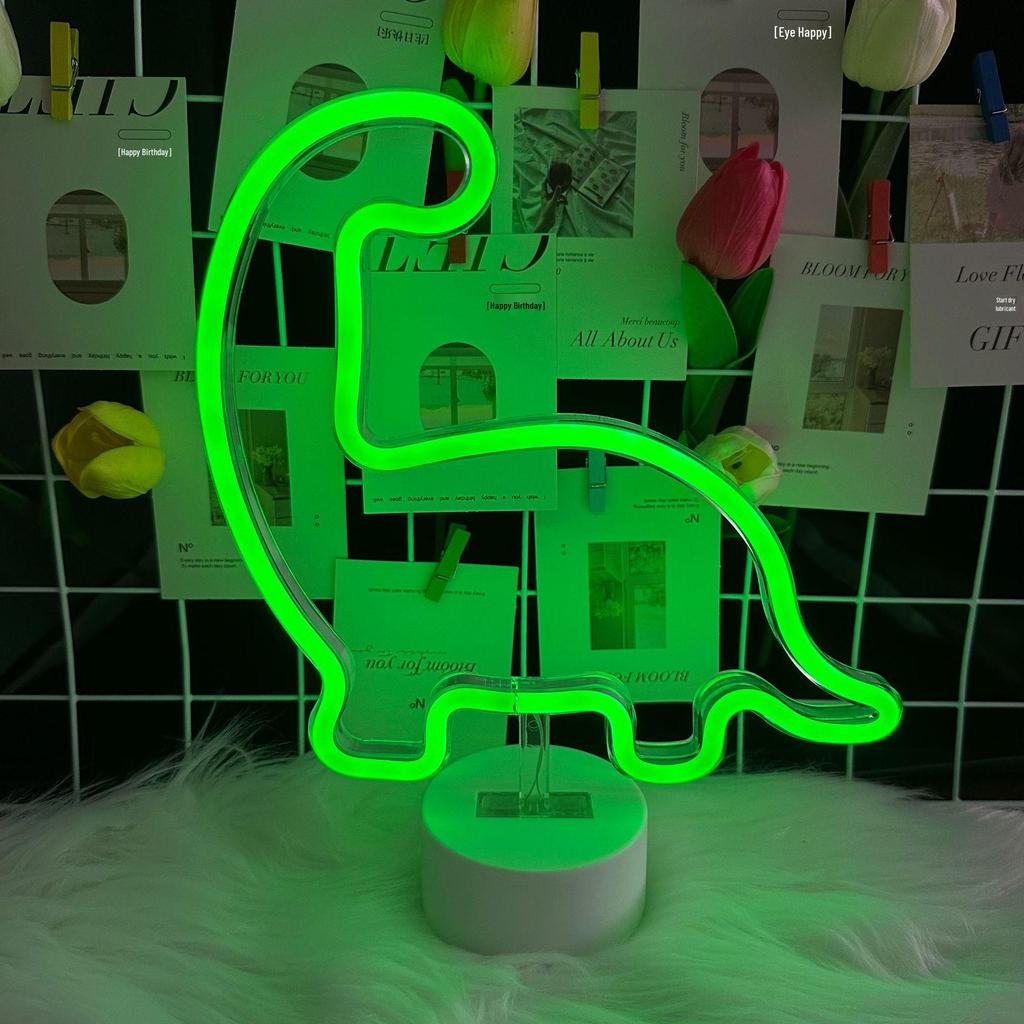 Romantic Neon LED Decorative Desktop Lights - Ins Style