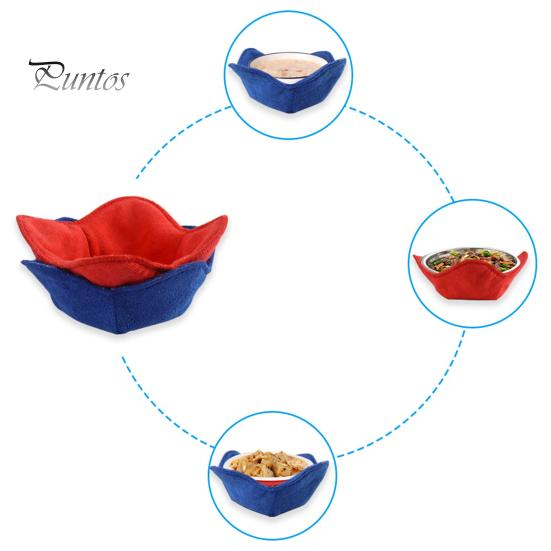 Varmeskåldeksel Mikrobølgesikker Enkel håndtering Varmebestandig med Corner Edge Design Bowl Gryteholder