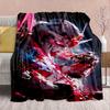 Gundam Anime Flannel Blanket - Soft Warm Perfect for Sofa, Bedding Camping Travel Office Home Decor -QJY