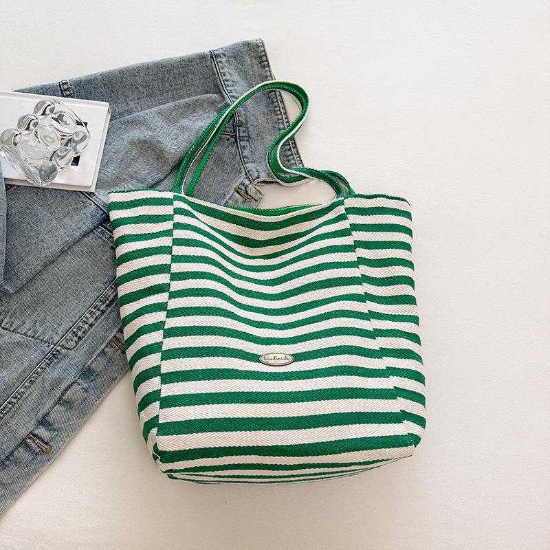 Casual Fashion Foreign Style Simple Bag Women's Spring and Summer Lazy Style Large-capacity Tote Bag Student Class Shoulder Bag